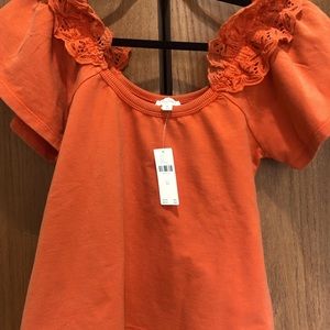 Anthropologie NWT Pilcro Orange size XS